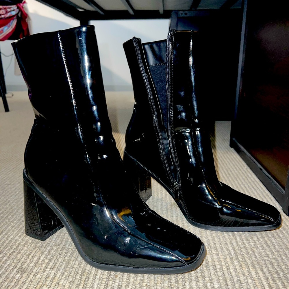 Black booties!